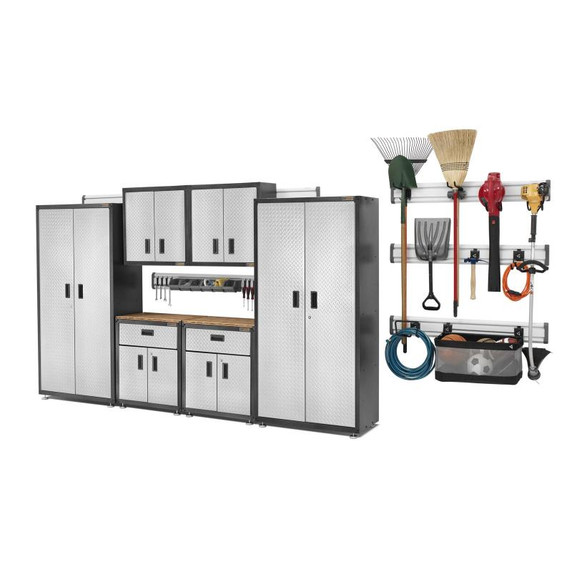 Gladiator® Armoire murale GearBox à porte pleine longueur prête à assembler GAWG28FDYG