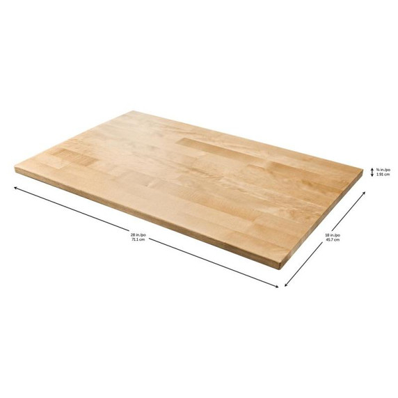 Gladiator® Dessus en bois franc 28 po (71,1 cm) GAAC28HWGX