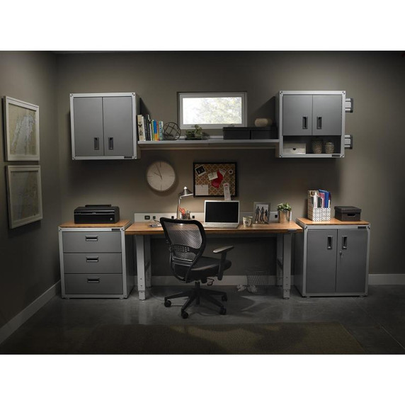 Gladiator® Armoire murale GearBox à porte pleine longueur prête à assembler GAWG28FVEW