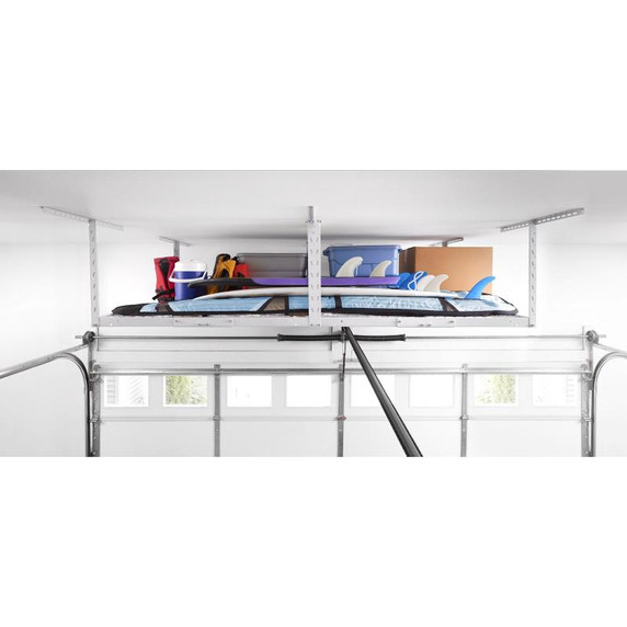 Gladiator® Tablette de rangement suspendue GearLoft™ de 4 pi (121,9 cm) X 8 pi (243,8 cm) GALS48M4JW
