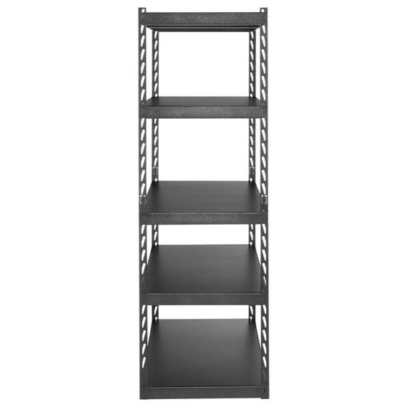 Gladiator® Rayonnage EZ Connect de 48 po (121,9 cm)  avec 5 tablettes de 24 po (61,7cm) de profondeur YGRK485XGG Gladiator® Rayonnage EZ Connect de 48 po (121,9 cm)  avec 5 tablettes de 24 po (61,7cm) de profondeur YGRK485XGG