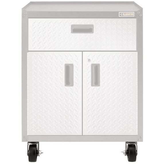 Gladiator® Ensemble de roulettes pour armoire modulaire GearBox prête à assembler GACK04KDSX