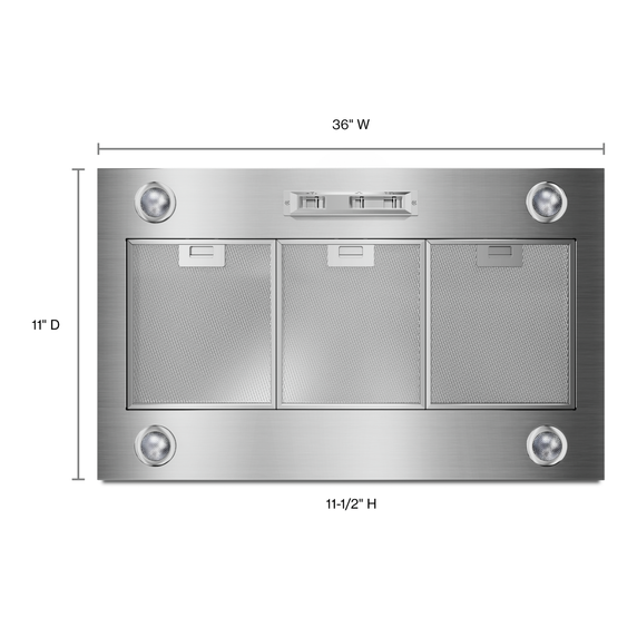 Revêtement de hotte personnalisé - 36 po UVL6036JSS