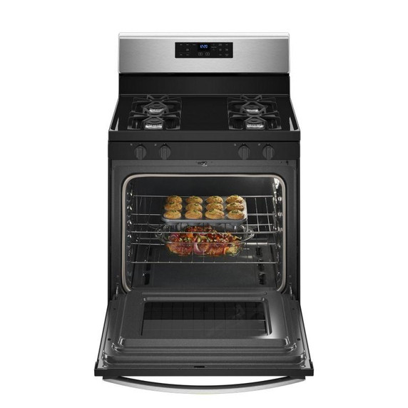 Whirlpool® Cuisinière au gaz non encastrée avec autonettoyage réglable - 5 pi cu WFG510S0HS