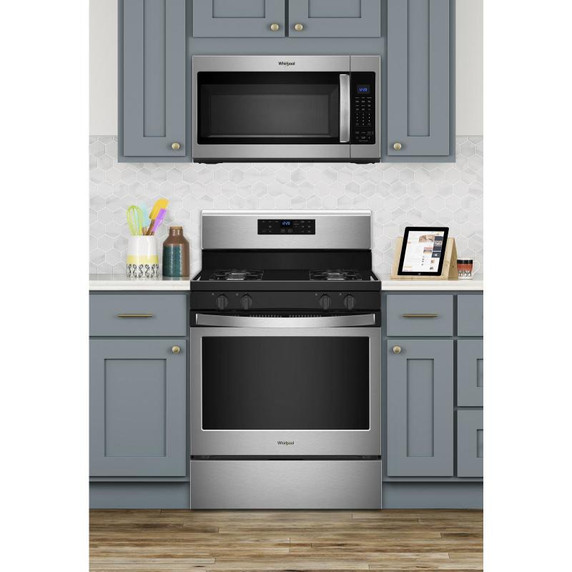 Whirlpool® Cuisinière au gaz non encastrée avec autonettoyage réglable - 5 pi cu WFG510S0HS