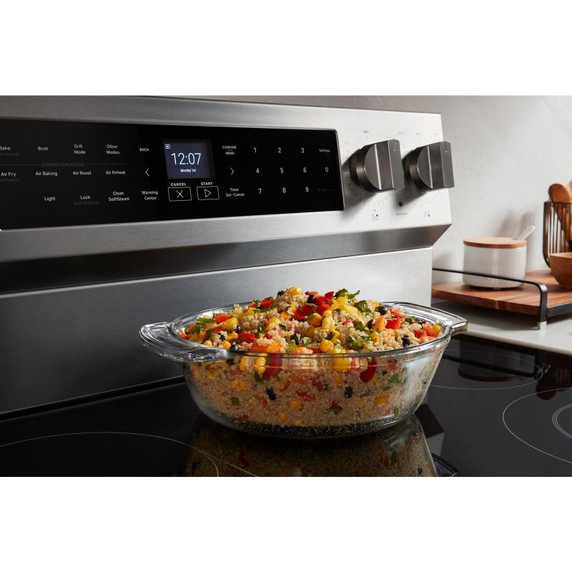 Maytag® Cuisinière électrique à convection véritable avec mode gril - 30 po - 5,3 pi cu YMFES8030RZ Maytag® Cuisinière électrique à convection véritable avec mode gril - 30 po - 5,3 pi cu YMFES8030RZ