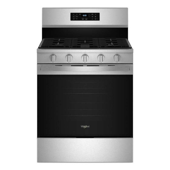 Whirlpool® Cuisinière au gaz de 30 pouces avec friture et cuisson à air, autonettoyante avec préchauffage WFGS5030RZ