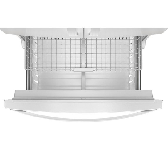 Whirlpool® Réfrigérateur à portes françaises et congélateur inférieur - 36po - 25picu WRFF3436RW