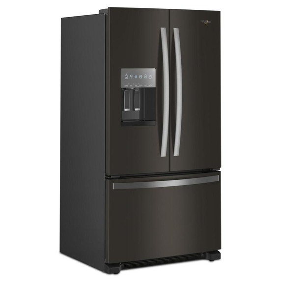 Whirlpool® Réfrigérateur à portes françaises et congélateur inférieur - 36po - 25picu WRFF3436RV