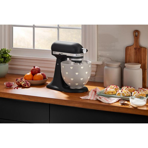 Kitchenaid® Bol en céramique de 5 pintes à motifs de cœurs KSM2CB5CH Kitchenaid® Bol en céramique de 5 pintes à motifs de cœurs KSM2CB5CH