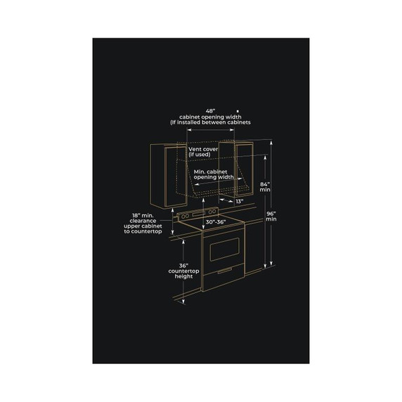 Jennair® Hotte murale professionnelle, 48 po JXW9048HP