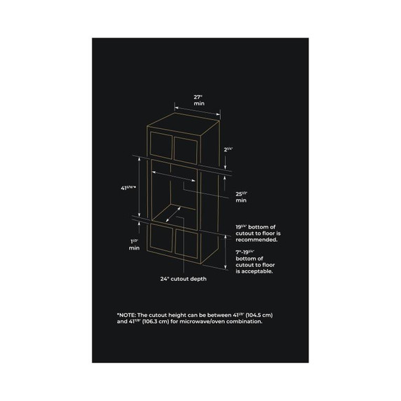 Jennair® Four à micro-ondes/mural RISE™ avec système de convection MultiMode®, 27 po JMW2427LL