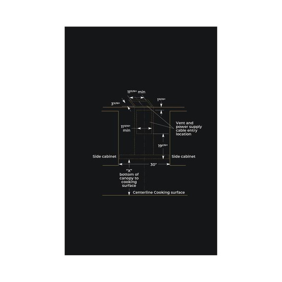 Jennair® Hotte murale en acier inoxydable - 30 po JVW0630LS