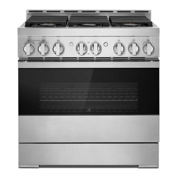 Jennair® Cuisinière au gaz de style professionnel NOIR™, 36 po JGRP436HM