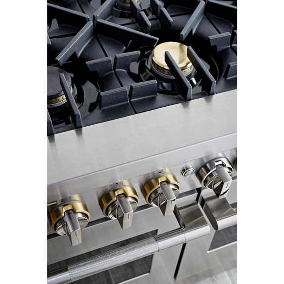 Jennair® Cuisinière bicombustible de style professionnel RISE™, 48 po JDRP548HL