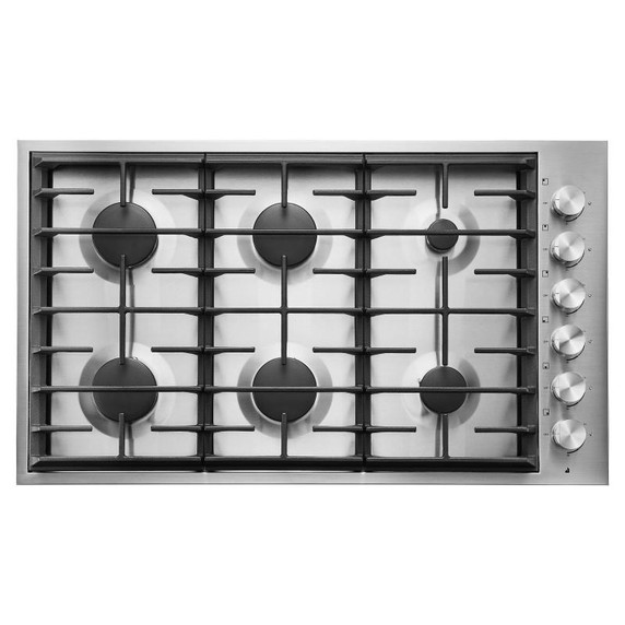 Jennair® Table de cuisson au gaz de 36 po munie de 6 brûleurs JGC7636BS