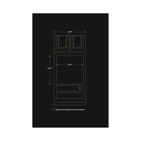 Tiroir-réchaud JennAir® NOIR™, 24 po JJD3024HM