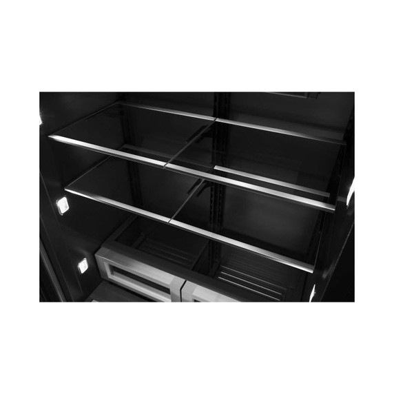 Réfrigérateur à congélateur inférieur encastré de 36 po entièrement intégré Jenn-Air® (charnière de porte à gauche) JB36NXFXLE