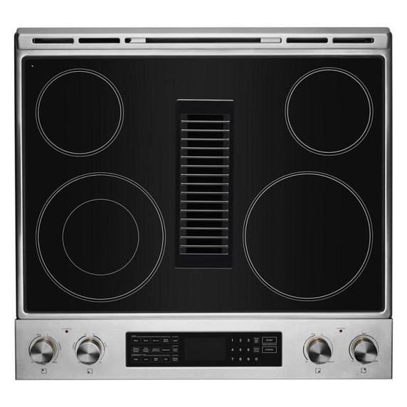 Jennair® Cuisinière électrique coulissante à évacuation descendante de 30 po JES1750ML