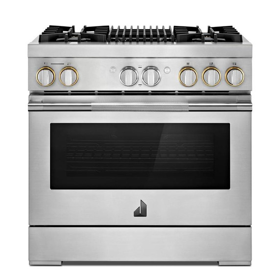 Jennair® Cuisinière bicombustible de style professionnel RISE™, 36 po JDRP636HL