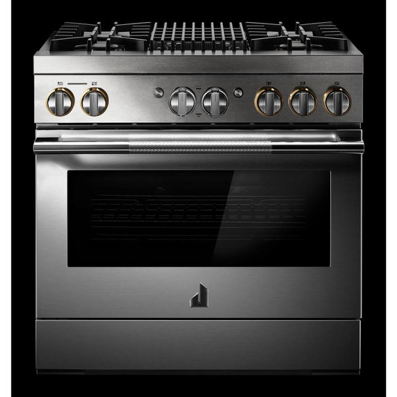 Jennair® Cuisinière bicombustible de style professionnel RISE™, 36 po JDRP636HL