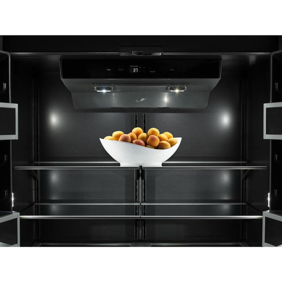 Réfrigérateur à congélateur inférieur encastré de 36 po entièrement intégré Jenn-Air® (charnière de ouvrant à droite) JB36NXFXRE