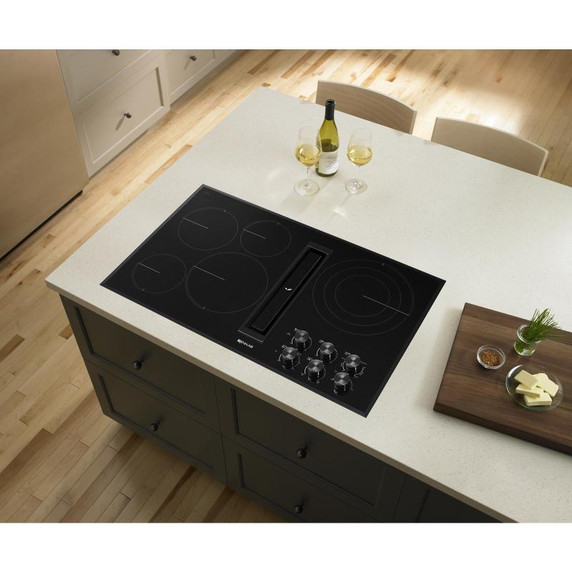 Jennair® Table de cuisson électrique  JX3™ à évacuation descendante, 36 po JED3536GB