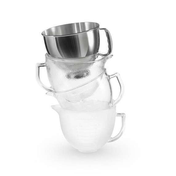 Kitchenaid® Bol à mélanger en acier inoxydable poli pour batteur sur socle, 5 pintes K5THSBP