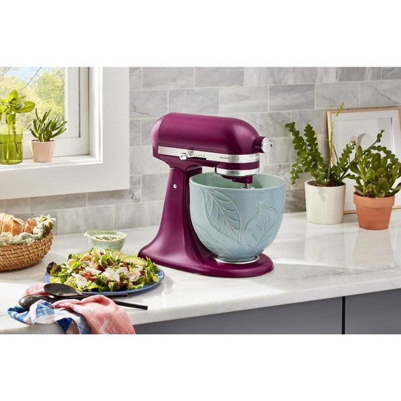 Kitchenaid® 5 Quart Spring Leaves Ceramic Bowl KSM2CB5LB Kitchenaid® 5 Quart Spring Leaves Ceramic Bowl KSM2CB5LB