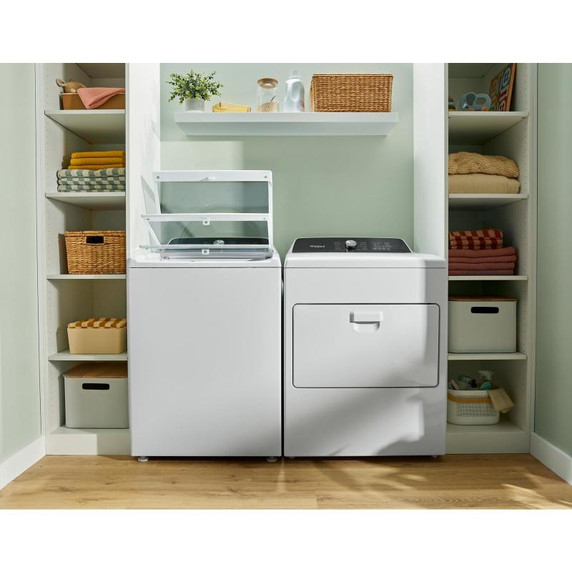 Whirlpool® Laveuse à chargement vertical avec agitateur et robinet intégré - 5,2 pi cu C.E.I. WTW5025SW