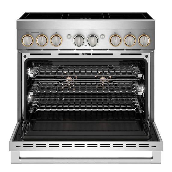 Jennair® Cuisinière à induction de style professionnel RISE™, 36 po JPIFC736RL
