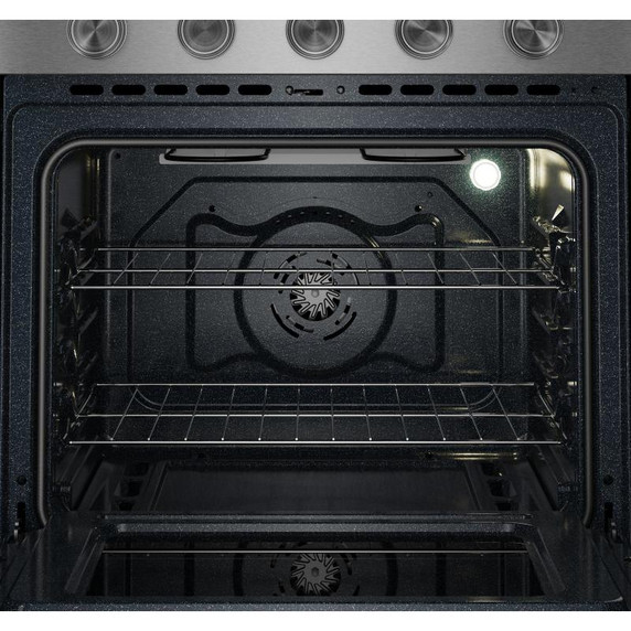 Kitchenaid® Cuisinière au gaz coulissante intelligente avec modes de cuisson à convection - 5 pi cu KSGS330SPS