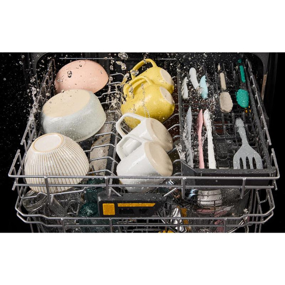 Lave-vaisselle Whirlpool® de 24 pouces avec fonction de lavage à couverture totale et séchage automatique à l'air libre, en acier inoxydable résistant aux traces de doigts WDTS8024SZ