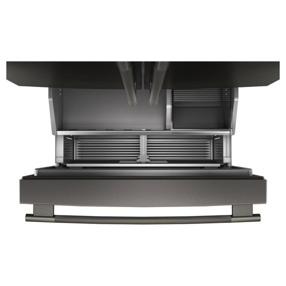 Kitchenaid® Réfrigérateur à portes françaises et profondeur de comptoir avec distributeur intérieur - 24 pi cu et 26 po KRFC236SBE