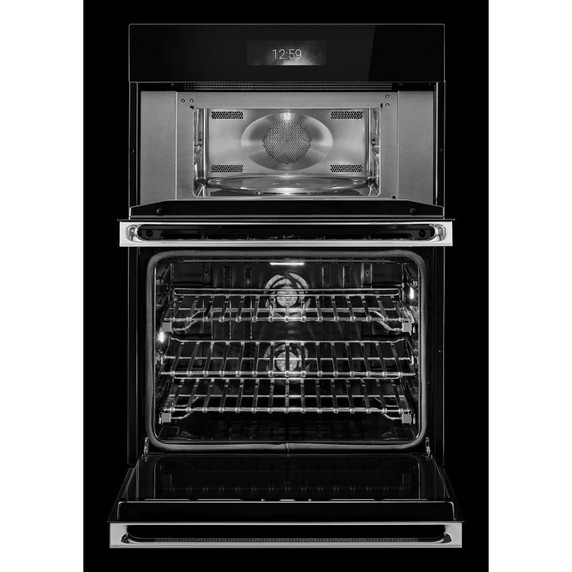 Jennair® Four mural combiné NOIR™ avec convection véritable V2™ à deux ventilateurs et précision optimale de la température JOECC730RM