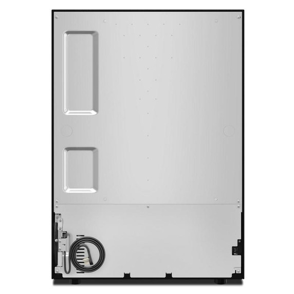 Kitchenaid® Centre de rafraîchissements avec porte en verre et porte-bouteilles à devant en bois - 24 po KUBR524SBE