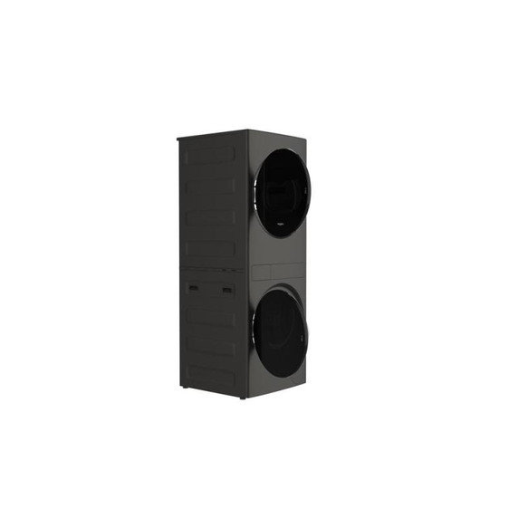 Whirlpool® Tour de lavage compacte certifiée ENERGY STAR® à pompe de chaleur de 24 po avec laveuse de 3,2 pi cu et sécheuse électrique de 4,3 pi cu YWFH5424SJ