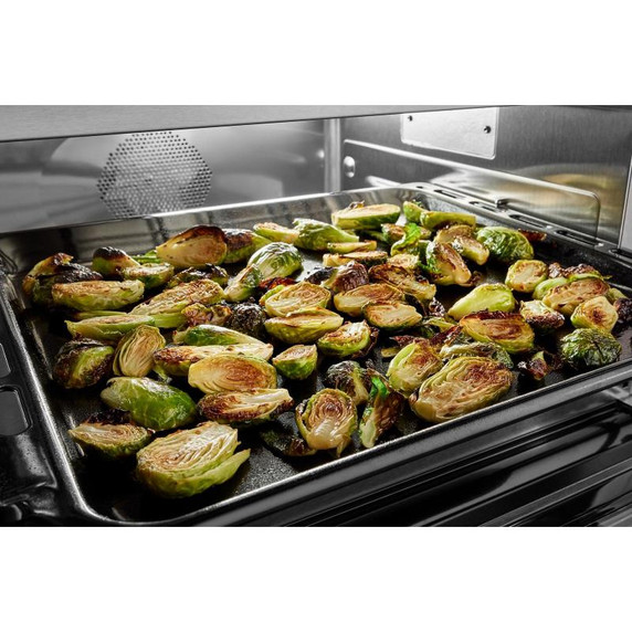 Kitchenaid® Four mural simple électrique intelligent de 30 pouces avec modes de cuisson assistée - Fini PrintShield™ KOES730SPS