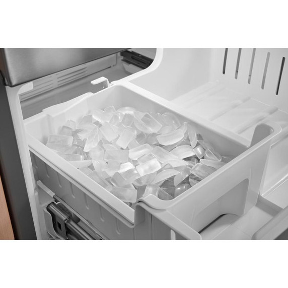 Kitchenaid® Réfrigérateur à portes françaises et profondeur standard avec distributeur d'eau intérieur , fini PrintShield™ - 30 po - 20 pi cu KRFF330SPS