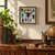 Real Scorpion & Lanternfly Mixed Specimen Frame – 6 × 6 in displayed in a natural home interior