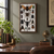 Artistic Wood Shadow Box with Glass - Preserved 5-Horned Rhinoceros Beetle, Tarantula, Scorpion & Cicada Insect Decor Frame, 14×8 in, Hanging displayed in a natural home interior