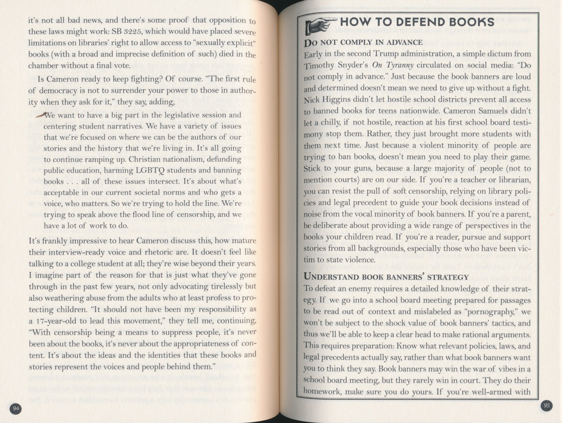 Defending Book Close How to Defend Books and Why: Book Bans and How We Fight Them