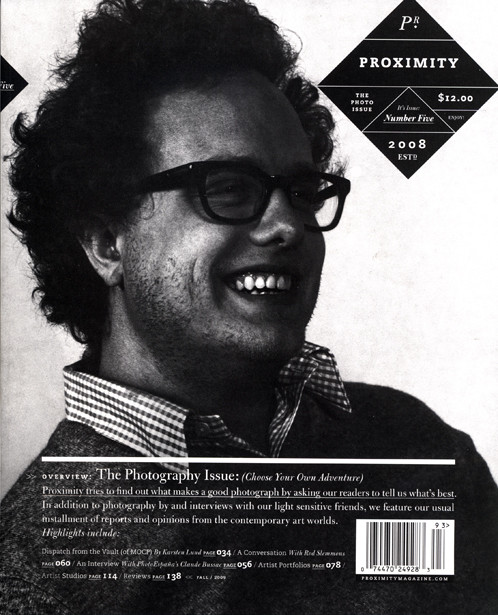 Proximity Number Five: The Photography Issue