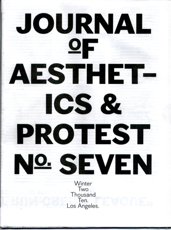 Journal of Aesthetics & Protest 7