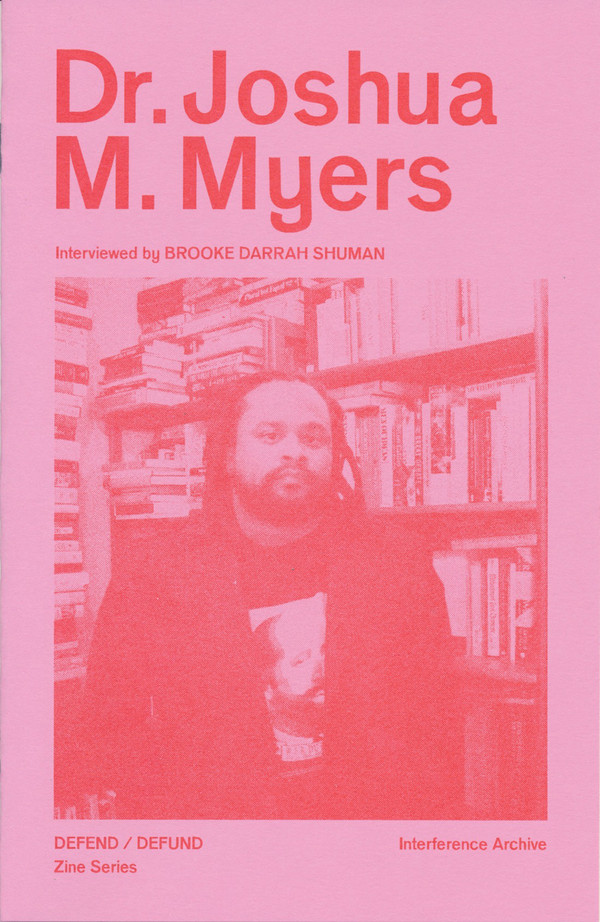 Defend/Defund zine set