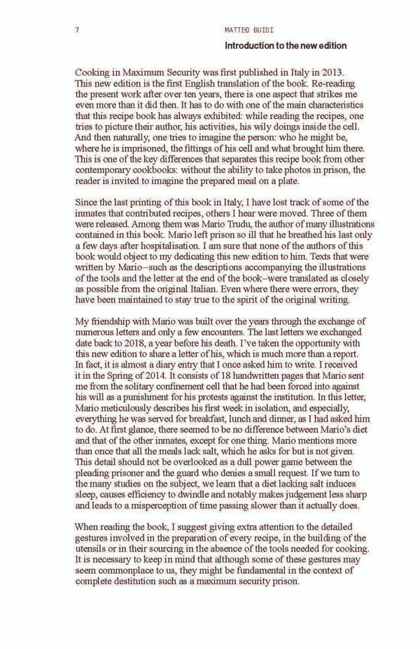 Cooking in Maximum Security (PDF)