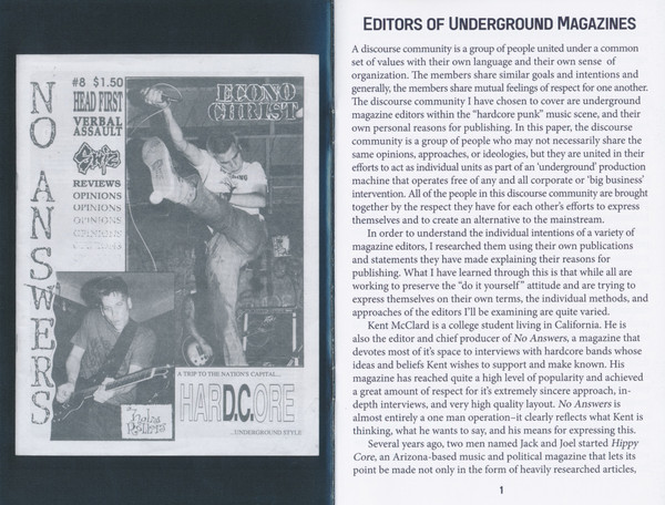 Editors of Underground Magazines