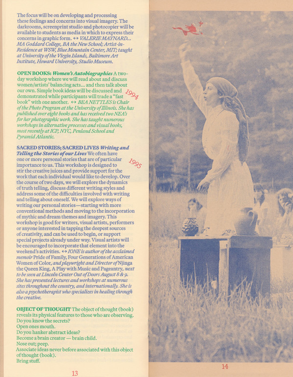 Workshopping At Women's Studio Workshop: Efemmera Reissue  No. 8