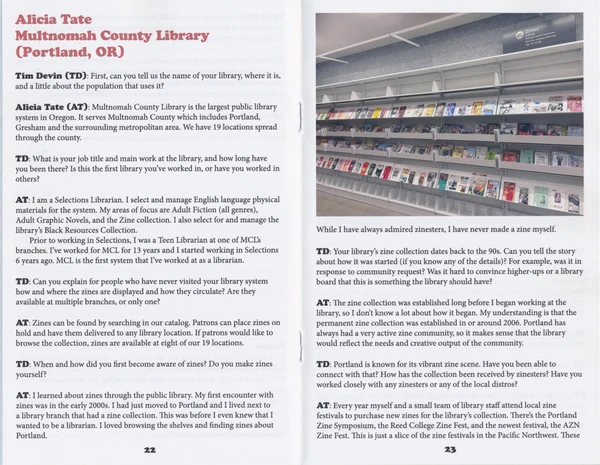 Public Librarians Discuss Zine Collections [PDF]