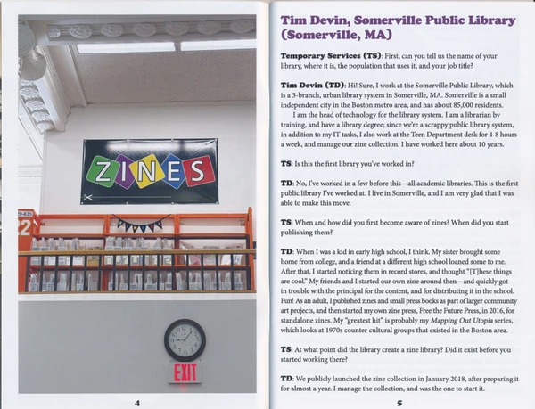 Public Librarians Discuss Zine Collections [PDF]